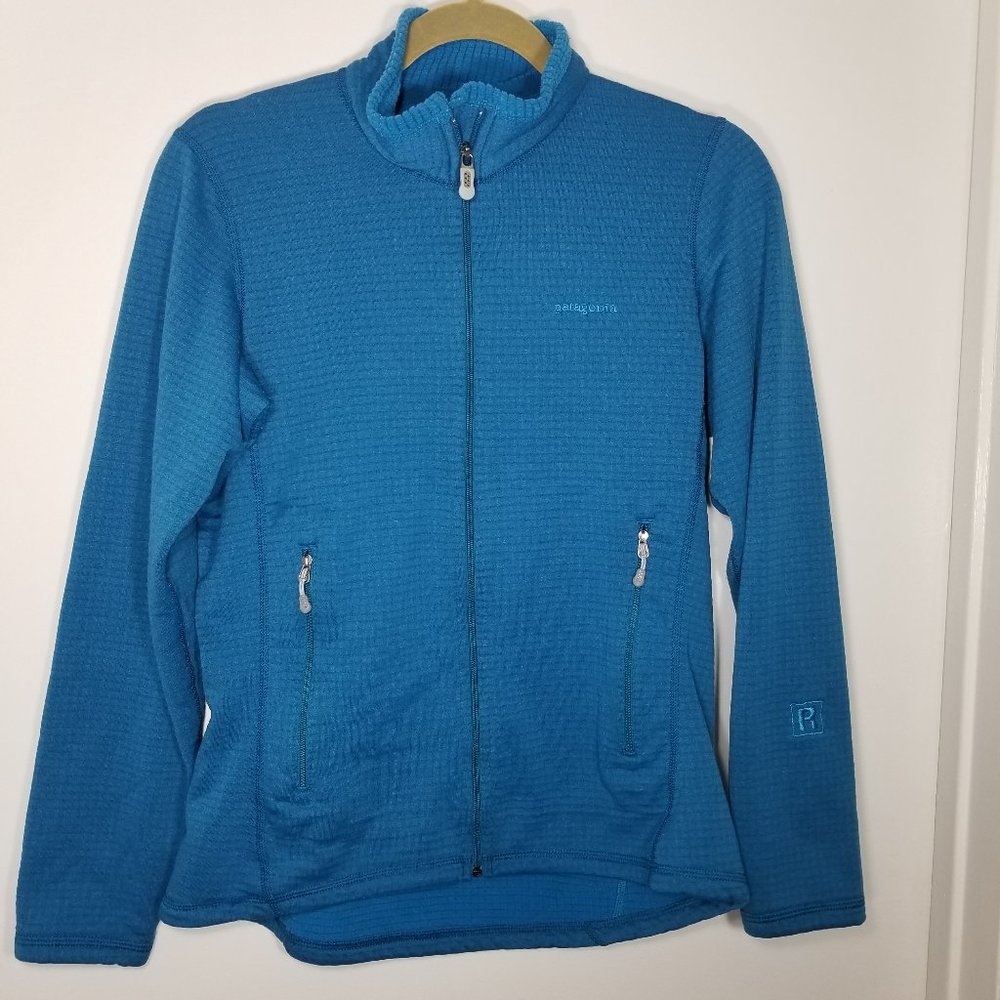 Patagonia R1 Blue Full Zip Jacket